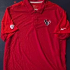 Nike Red Polo Shirt with Logo